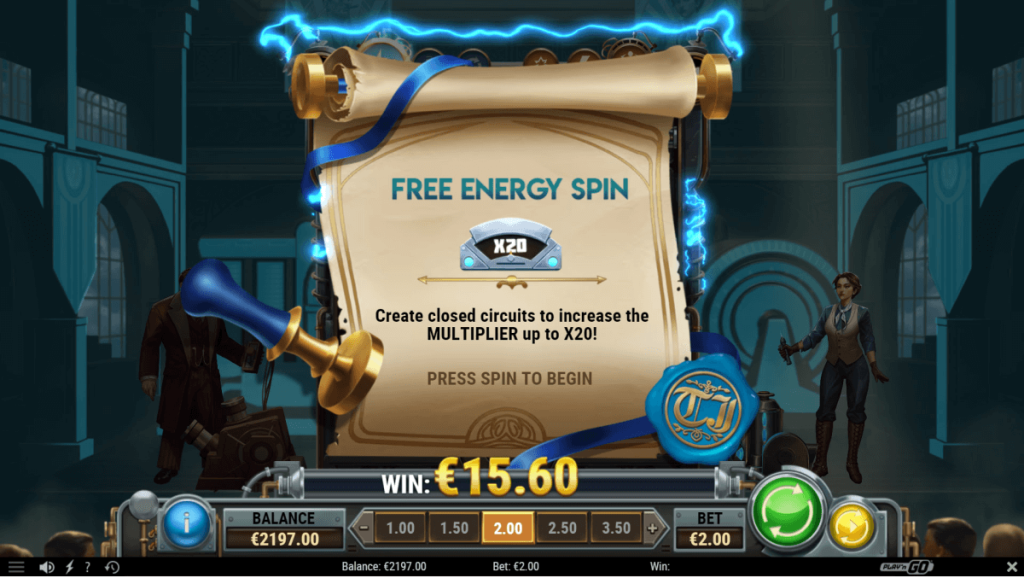 The Free Energy spin in the Bonus round