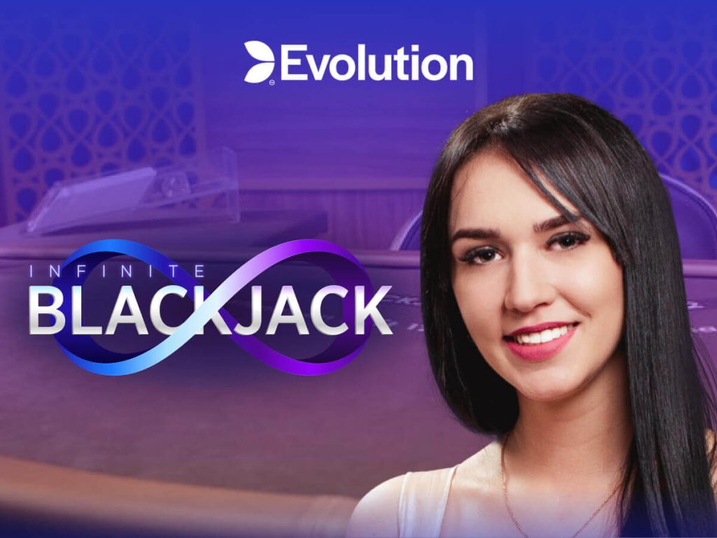 Infinite Blackjack от Evolution с действующим правилом Чарли