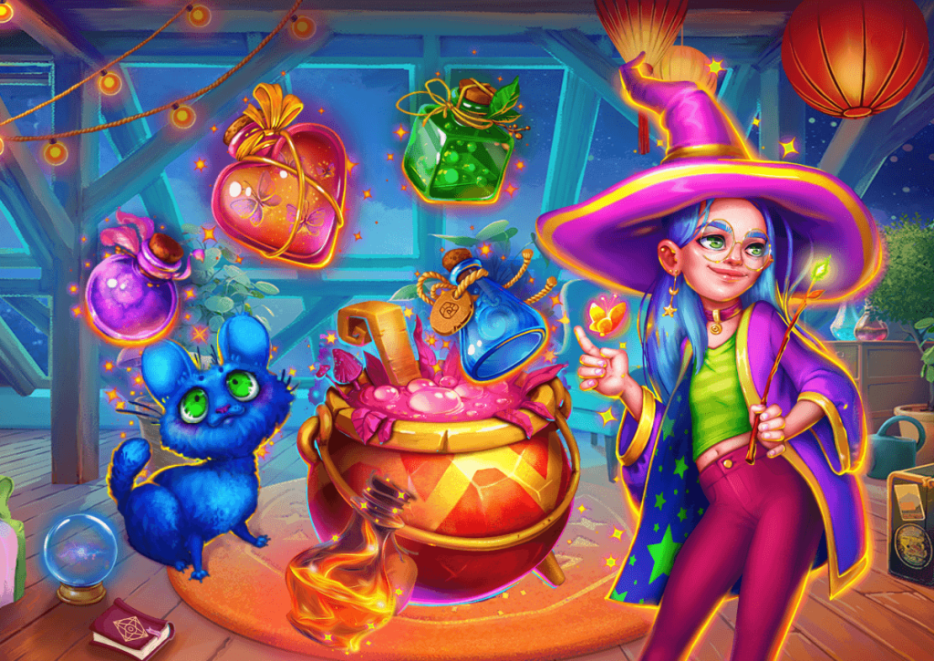 Atmosphere of the Mystic Magic slot game